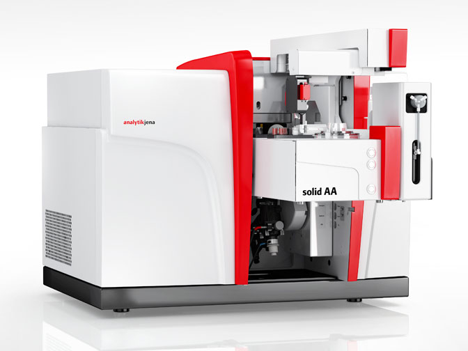 contrAA<sup>®</sup> 800 G mit Autosampler solid AA<sup>®</sup> für direkte Feststoff-AAS