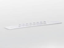 8 well strips with caps