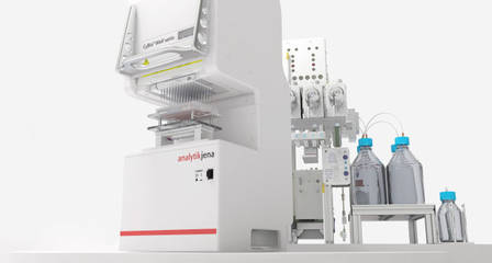 The CyBio® Well family includes the CyBio® Well, the CyBio® Well vario and the CyBio® Drop, which fully utilizes the possibilities of high-throughput pipetting as both an accessory for the CyBio® Well and CyBio® Well vario as well as a stand-alone dispenser, completes the CyBio® Well family.