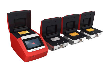 [Translate to English:] Biometra TAdvanced Thermocycler mit Block-Schnellwechselsystem